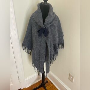 Ann Taylor Poncho Navy